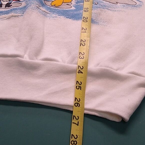 Classic Warner Brothers Cartoon Characters Christmas Sweatshirt Cottagecore - Picture 6 of 8